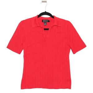 Vintage Spencer Jeremy Silk Blend Ribbed Sweater XL Red